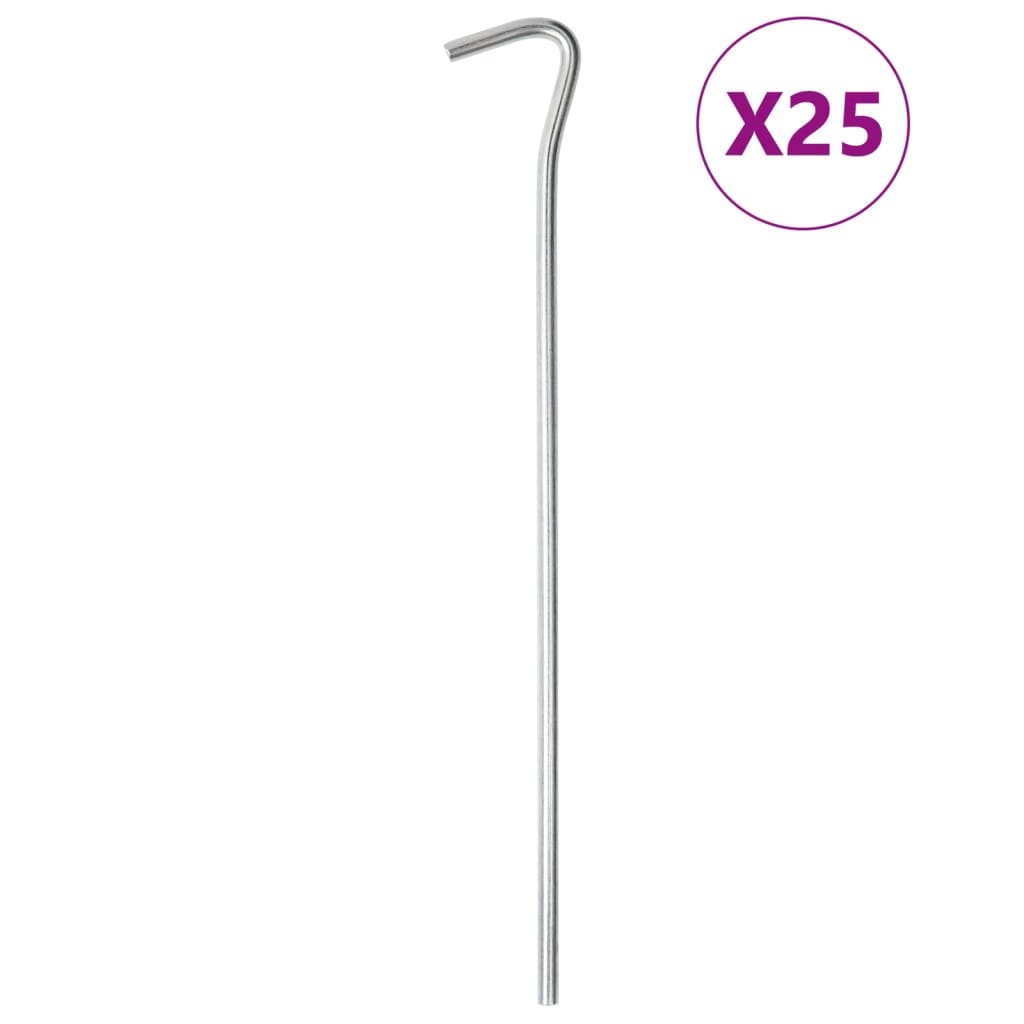 Vidaxl Tall Belling 25 STS Ø5 mm 23 cm de acero galvanizado