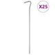 Vidaxl Tall Belling 25 STS Ø5 mm 23 cm de acero galvanizado