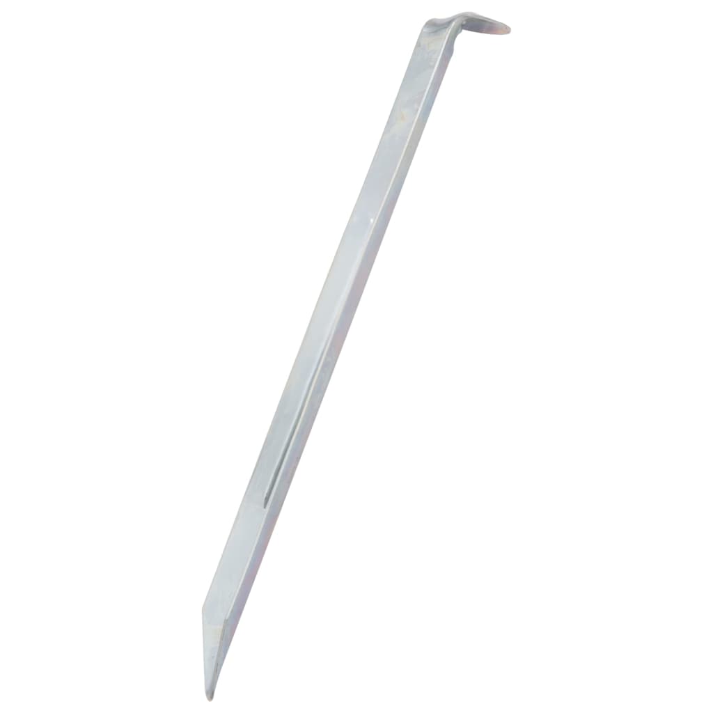Pegs de tienda Vidaxl 24 ST Ø20 mm 22 cm de acero galvanizado
