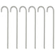 Pegas de carpa Vidaxl 6 ST Ø10 mm 37 cm de acero galvanizado