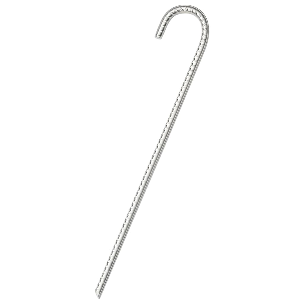 PEG VIDAXL TENT 6 ST Ø10 mm 37 cm Acciaio zincato
