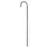 Pegsas de carpa Vidaxl 6 ST Ø12 mm 41.5 cm de acero galvanizado
