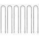 Vidaxl Catent Belling 6 PCS en forma de U Ø7 mm de 30 cm de acero galvanizado