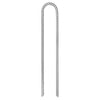 Picchetti Vidaxl 12 pz a forma di U ø7 mm 30 cm in acciaio zincato