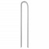 Vidaxl Tent Hairing 6 pezzi a forma di U Ø10 mm 37 cm in acciaio zincato