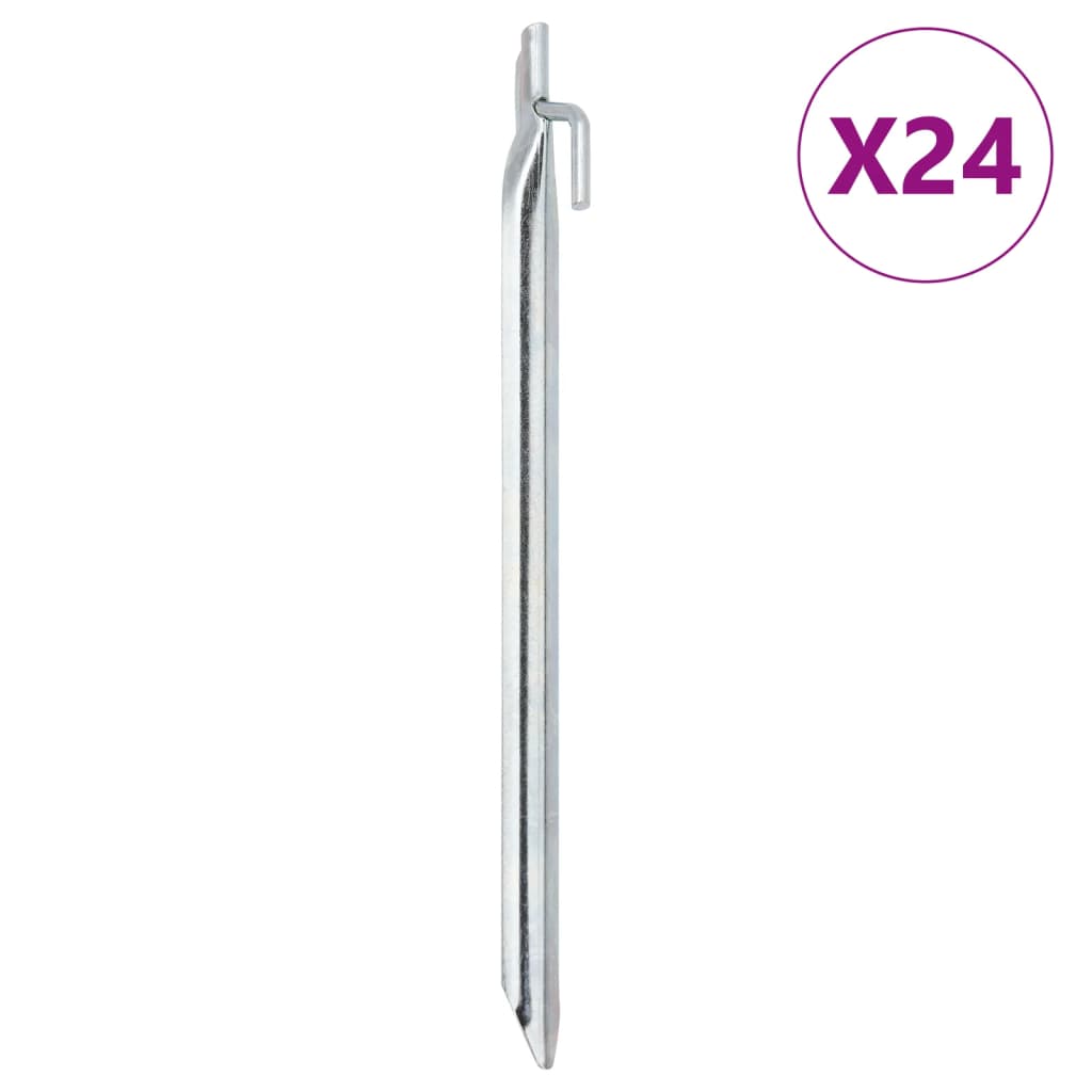 PEG VIDAXL PEGS 24 ST V A V V VITO Ø20 mm 29,5 cm in acciaio zincato