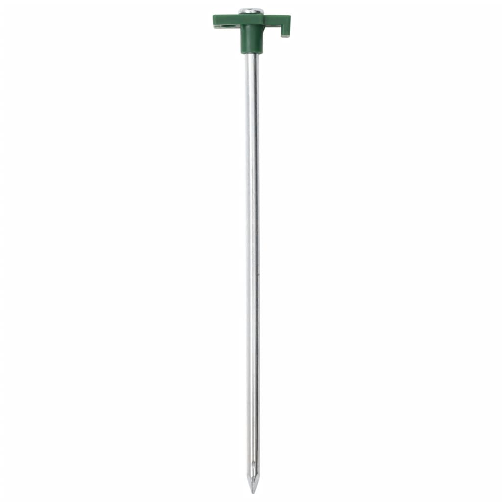 PEG VIDAXL TENDE 12 PCS 7 mm 25 cm Polipropene in acciaio zincato