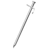 Vidaxl Tent Hairing 24 St 8 mm 19,5 cm Acciaio zincato