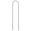 Picchetti da terra Vidaxl 50 pz a forma di U 15x3,5 cm in acciaio zincato
