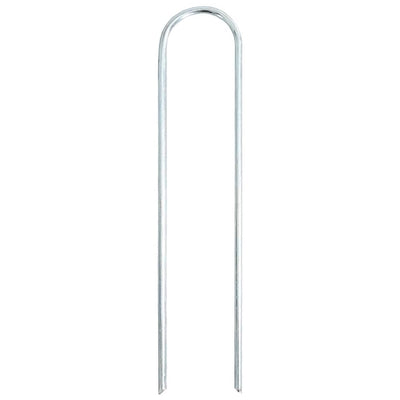Vidaxl grondharingen 25 st u-vormig 20x3,5 cm gegalvaniseerd staal