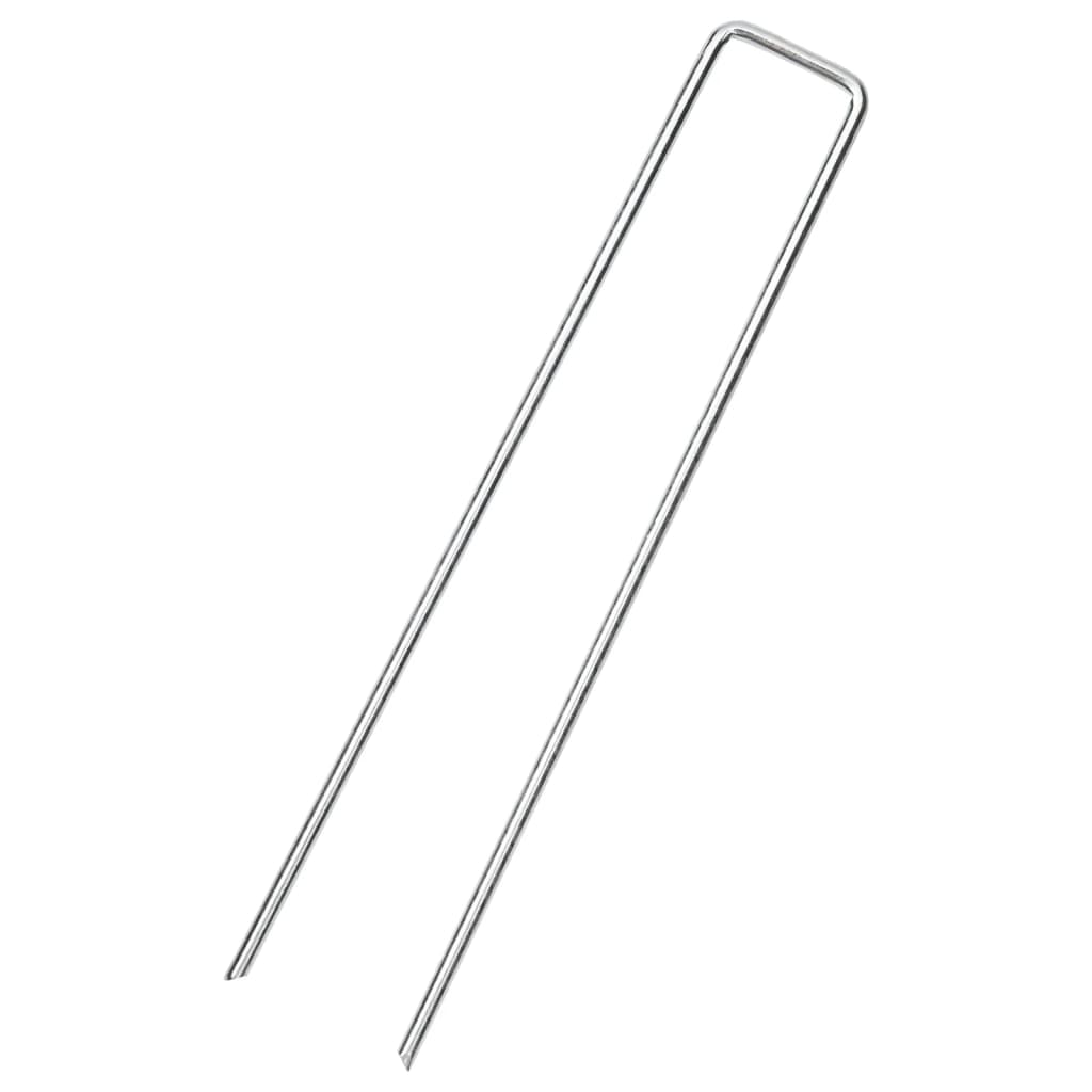 Vidaxl grondharingen 25 st u-vormig 20x3,5 cm gegalvaniseerd staal