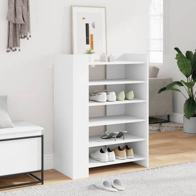 Vidaxl Cabinet da scarpe 74.5x37.5x100 cm in legno trasformato