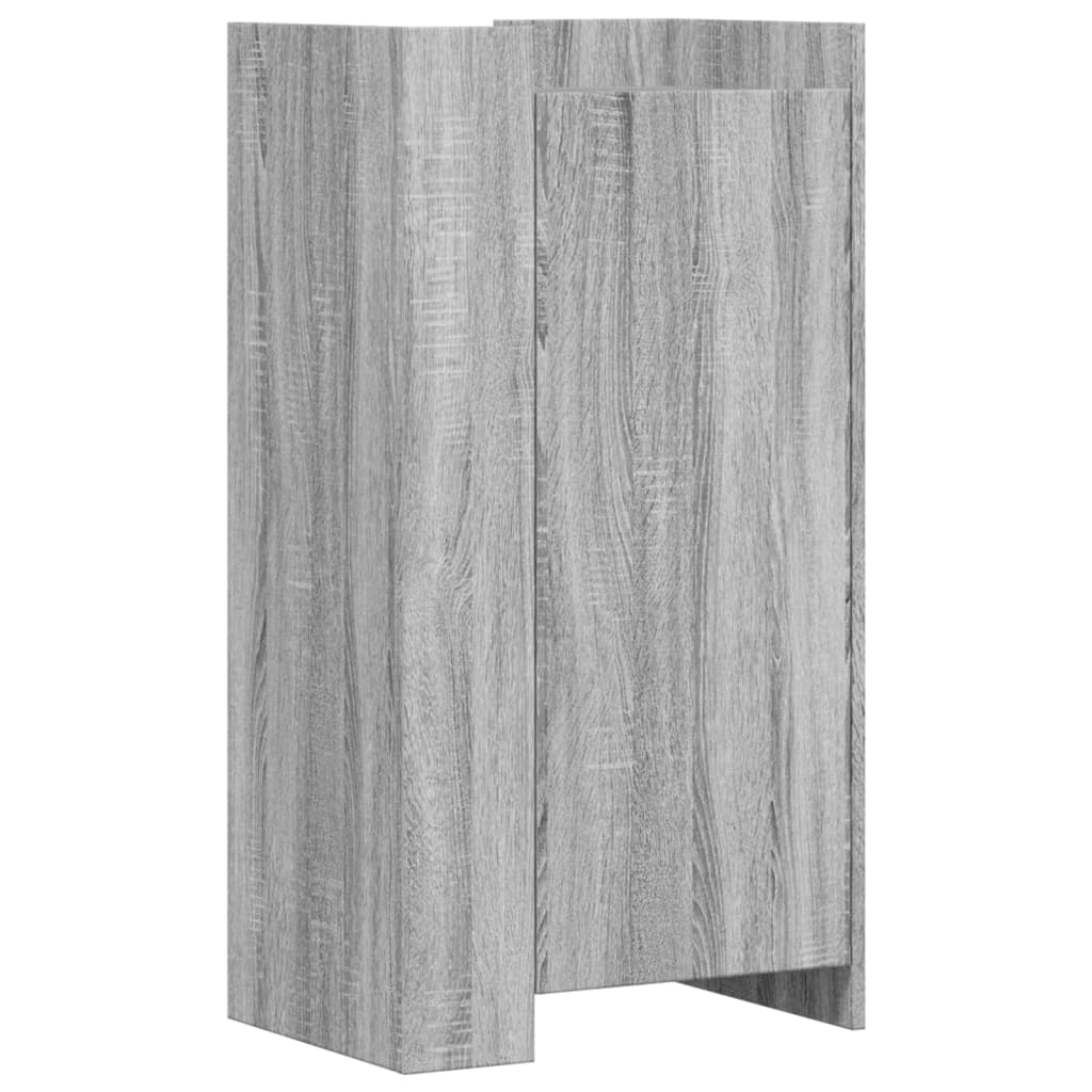 Vidaxl schoenenkast 52x37,5x100 cm bewerkt hout grijs sonoma eiken