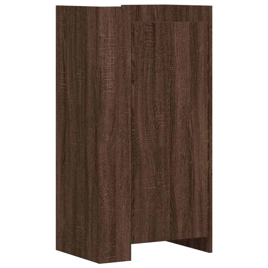 Vidaxl schoenenkast 52x37,5x100 cm bewerkt hout bruin eikenkleurig