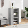 Gabinete de zapatos Vidaxl 52x37.5x100 cm de madera propiedad de madera gris ok