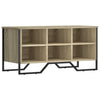 Vidaxl schoenenkast 90x38x45,5 cm bewerkt hout sonoma eikenkleurig