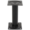 VidaXL sedia da barca gamba 33 cm acciaio nero
