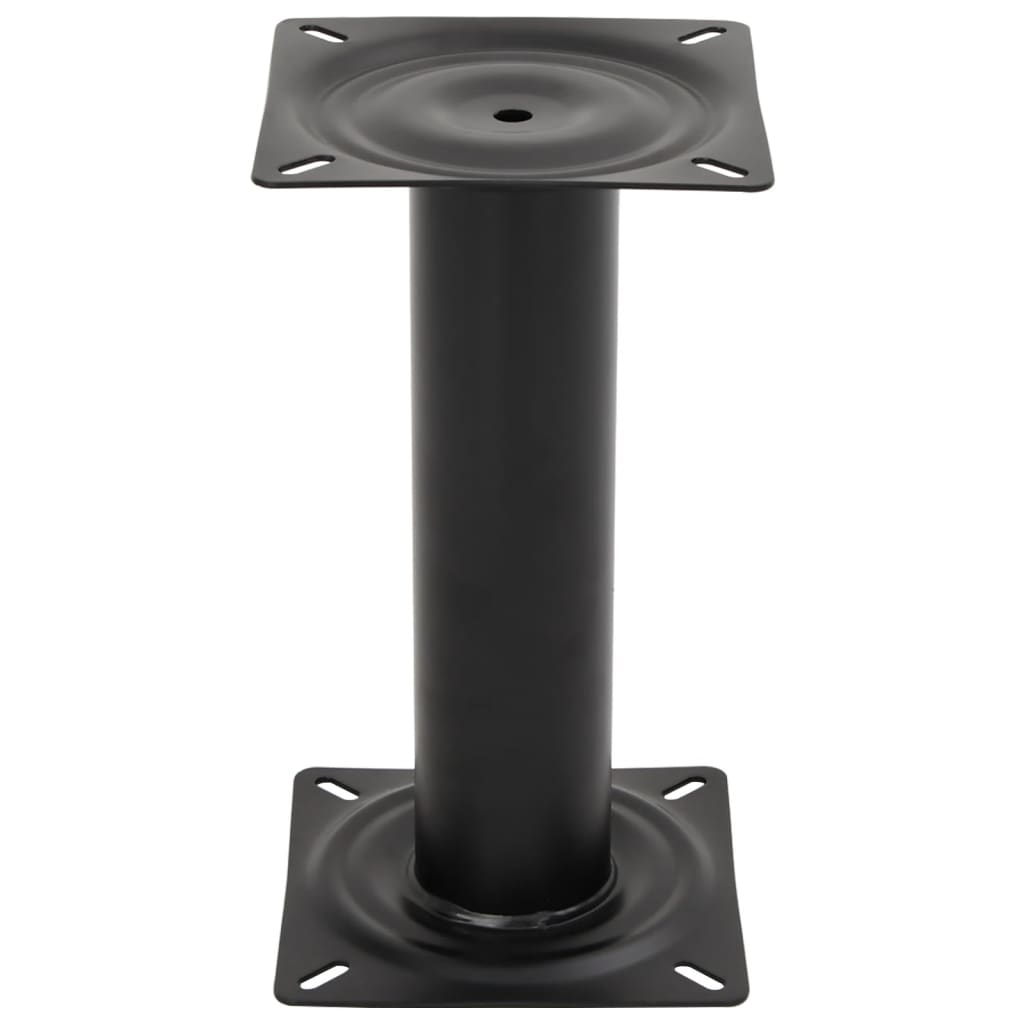 VidaXL pata de silla para barco 33 cm acero negro
