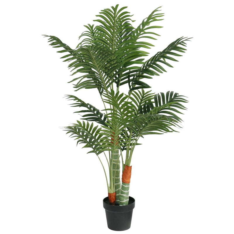 Vidaxl Art Palm Tree con 3 tribù 120 cm Polypropene Green
