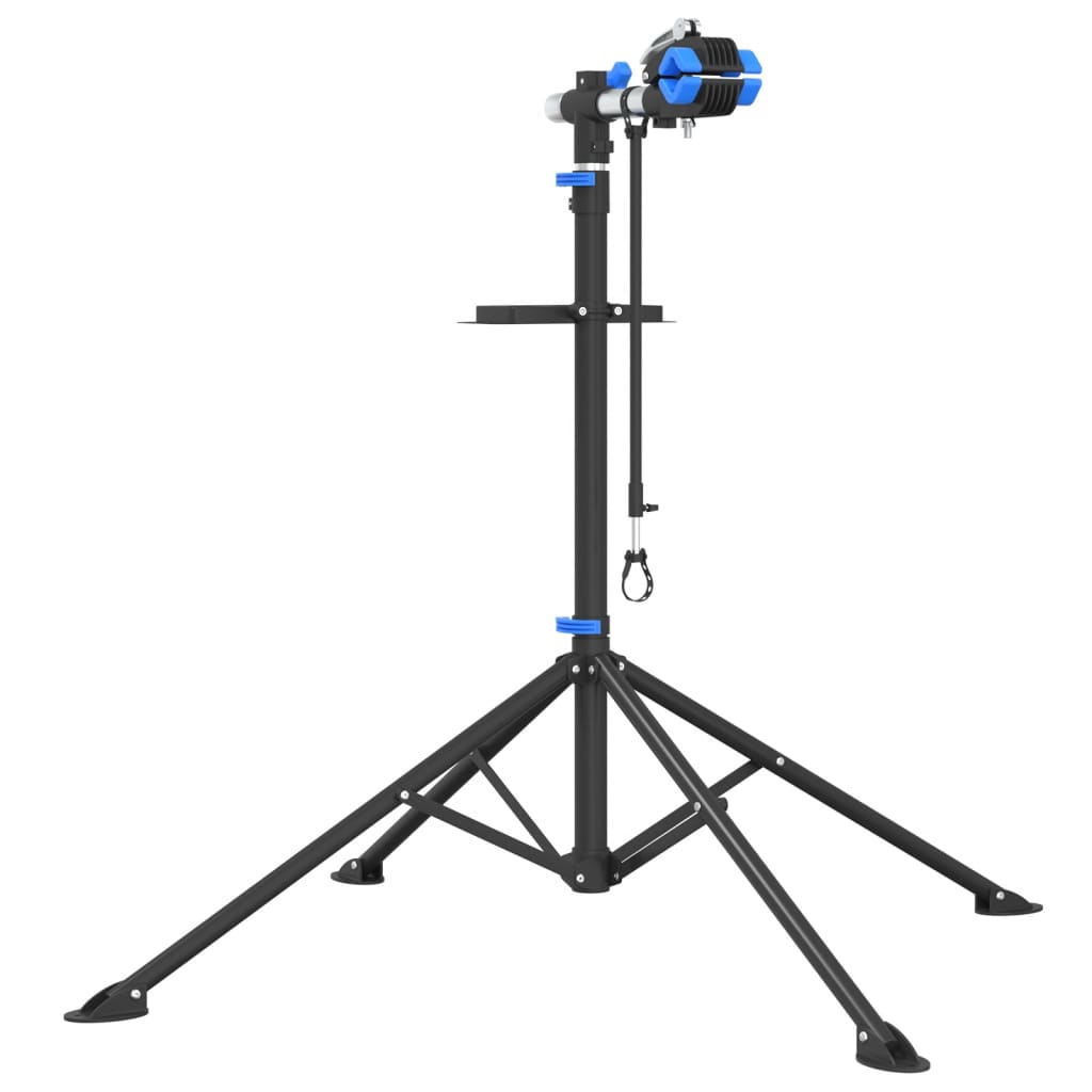Vidaxl Fiets Repare Standard Plegable 108-188 cm de acero azul