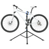 Vidaxl Fiets Repare Standard Plegable 108-188 cm de acero azul