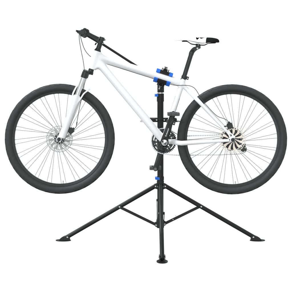 Vidaxl Fiets Repare Standard Plegable 108-188 cm de acero azul