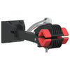 Vidaxl Fiets Porta di riparazione a parete pieghevole Montaggio rosso e nero