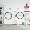 Vidaxl Fiets Porta di riparazione a parete pieghevole Montaggio rosso e nero