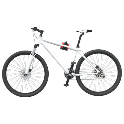 Vidaxl Fiets Repair Suportador de pared plegable Montaje de acero rojo y negro
