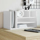 Vidaxl Bureau Organizer 44.5x24x25 cm de madera procesada blanca