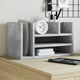 Vidaxl Bureau Organizer 44.5x24x25 cm de madera procesada betongrijs