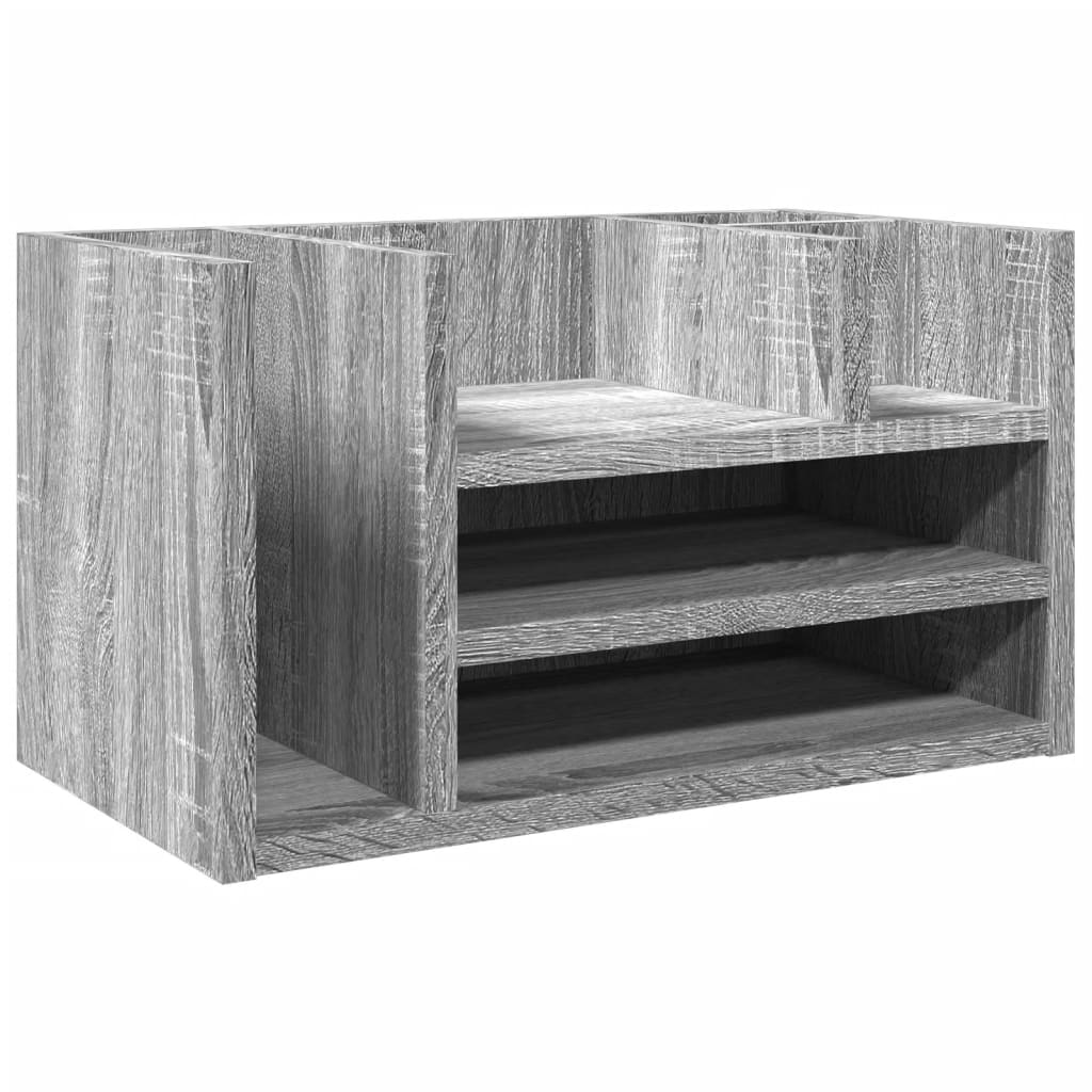 Vidaxl Bureau Organizer 44.5x24x25 cm Oak Sonoma Grey Elaborato