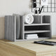 Vidaxl Bureau Organizer 44.5x24x25 cm de madera procesada Grey Sonoma Oak