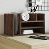 Vidaxl Bureau Organizer 44.5x24x25 cm Color de roble de madera procesada