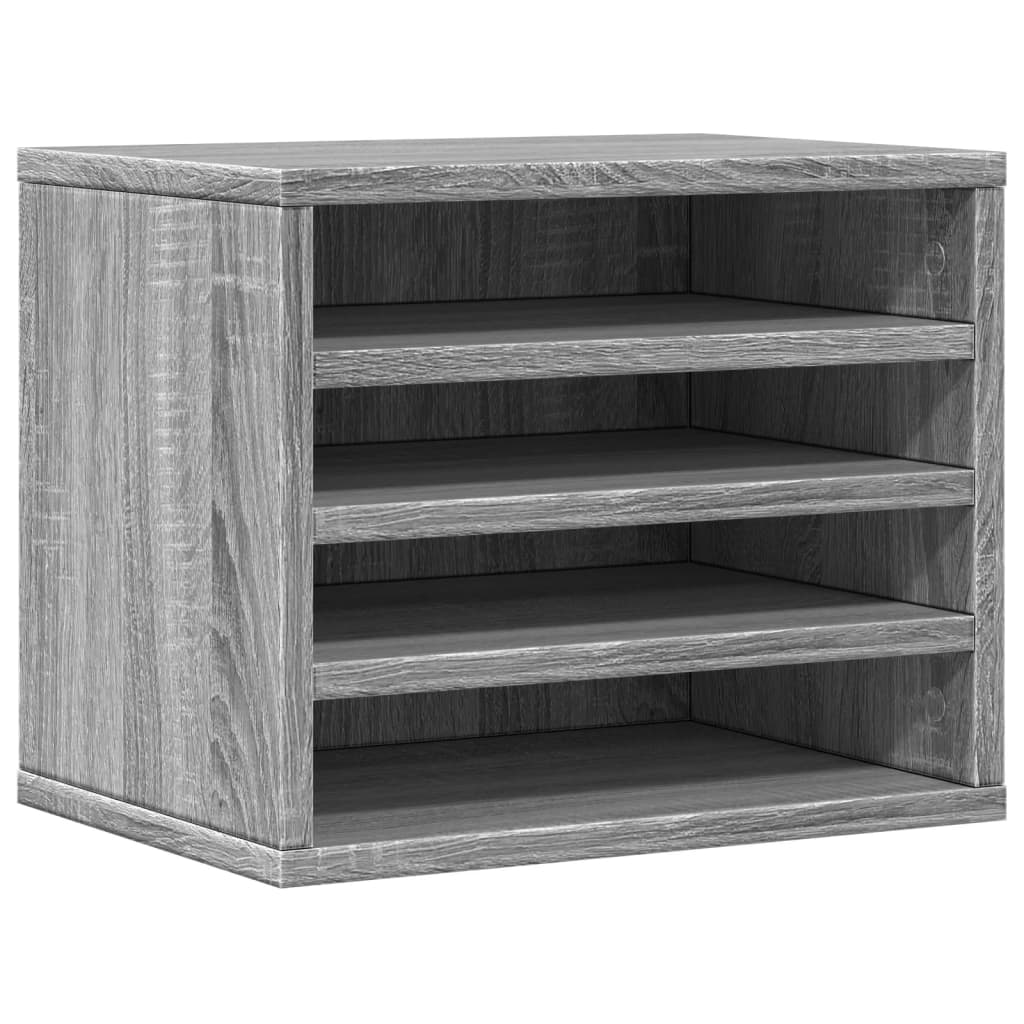 Vidaxl Bureau Organizer 36x26x29.5 cm Oak Sonoma Grey Elaborato