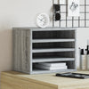 Vidaxl Bureau Organizer 36x26x29.5 cm Oak Sonoma Grey Elaborato