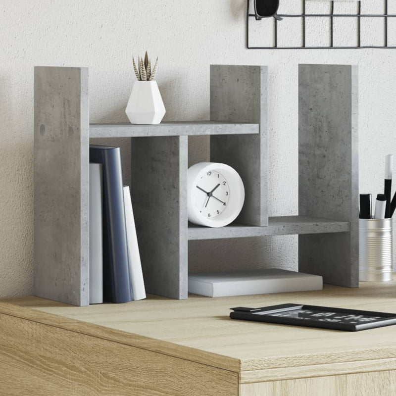 Vidaxl Bureau Organizer 34.5x15.5x35 cm Betongrijs elaborato