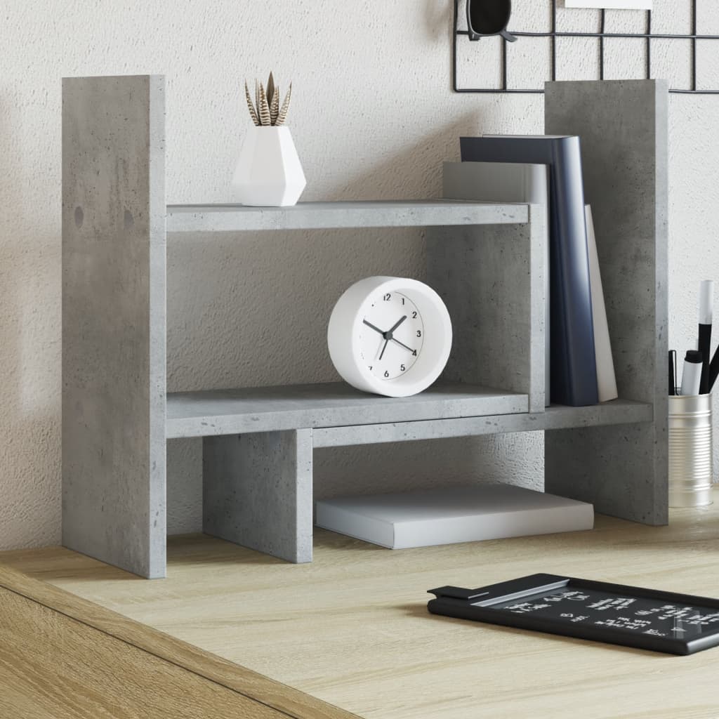 Vidaxl Bureau Organizer 38.5x17x39 cm Betongrijs elaborato