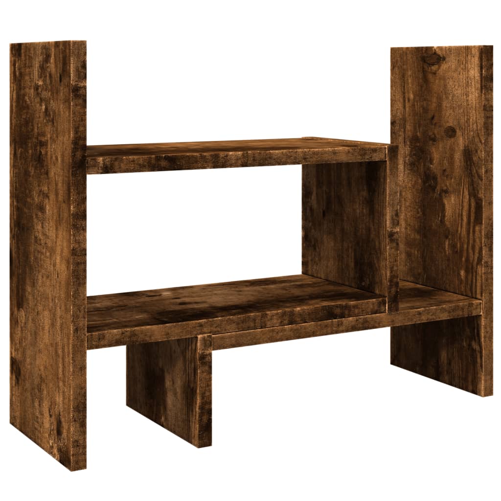 Vidaxl Bureau Organizer 38.5x17x39 cm de madera procesada de roble ahumado