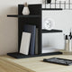 Vidaxl Bureau Organizer 42x21.5x42 cm de madera procesada negra