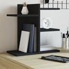 Vidaxl Bureau Organizer 42x21.5x42 cm Black in legno elaborato