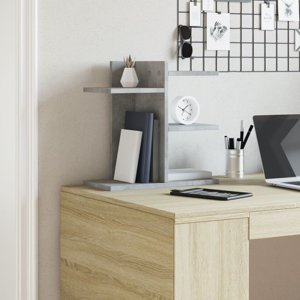 Vidaxl Bureau Organizer 42x21.5x42 cm Betongrijs elaborato