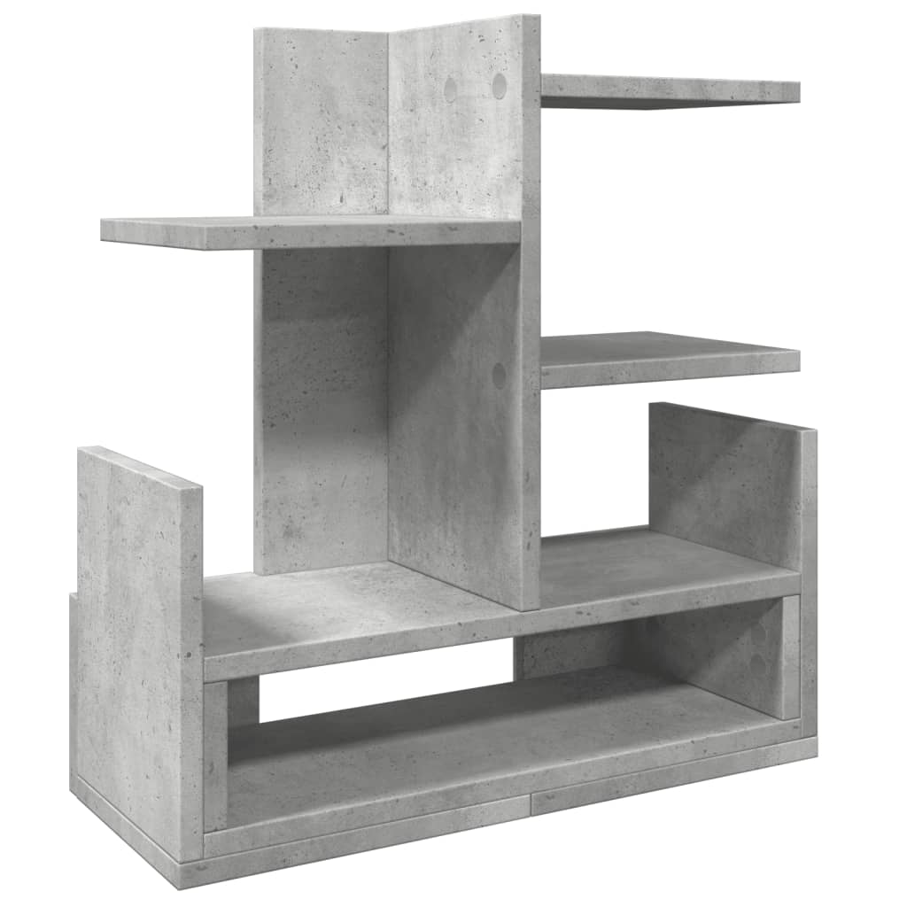 Vidaxl Bureau Organizer 49x20x52.5 cm Betongrijs in legno elaborato
