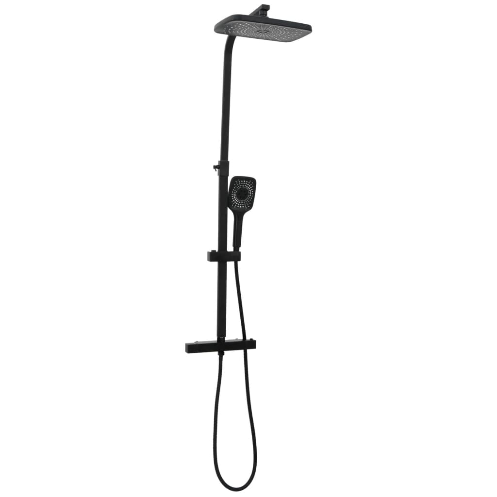 Vidaxl Shower Head Set Double con mixer TAP e TULO BRASS