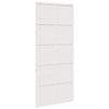 Vidaxl schuifdeur 90x208 cm massief grenenhout wit