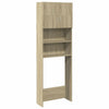 Armadio per lavatrice Vidaxl 64x25.5x190 cm in legno trasformato in rovere di quercia