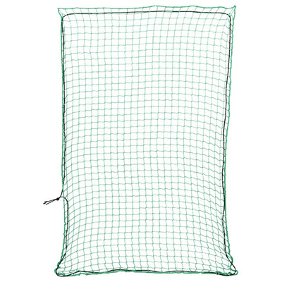 Vidaxl aanhangwagennet elastisch touw 2,2x1,5 m polypropeen groen