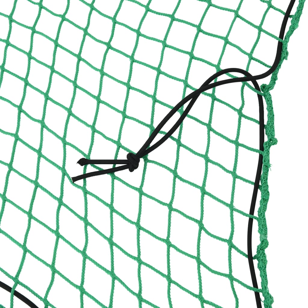 Vidaxl aanhangwagennet elastisch touw 3,5x2 m polypropeen groen