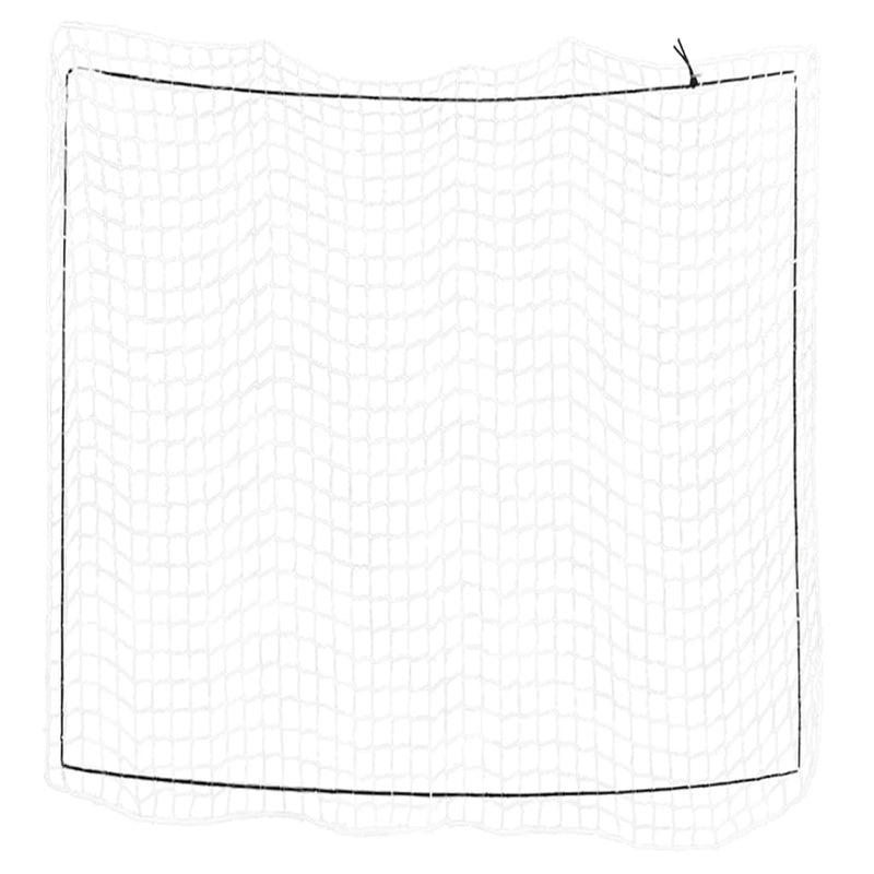 Vidaxl aanhangwagennet elastisch touw 3x3 m polypropeen wit