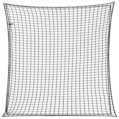 Vidaxl aanhangwagennet elastisch touw 3x3 m polypropeen zwart